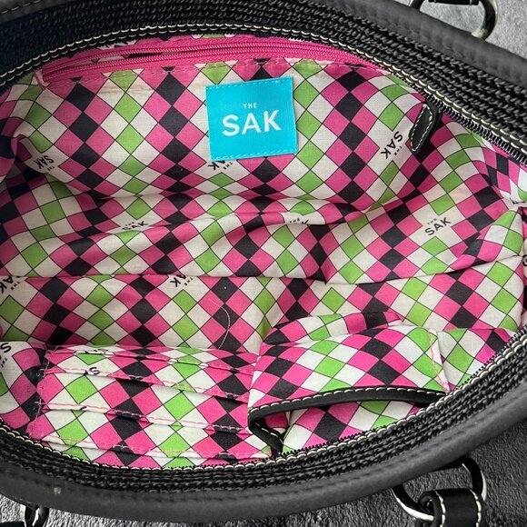 The Sak Black Crochet Small Shoulder Bag - Picture 4 of 9